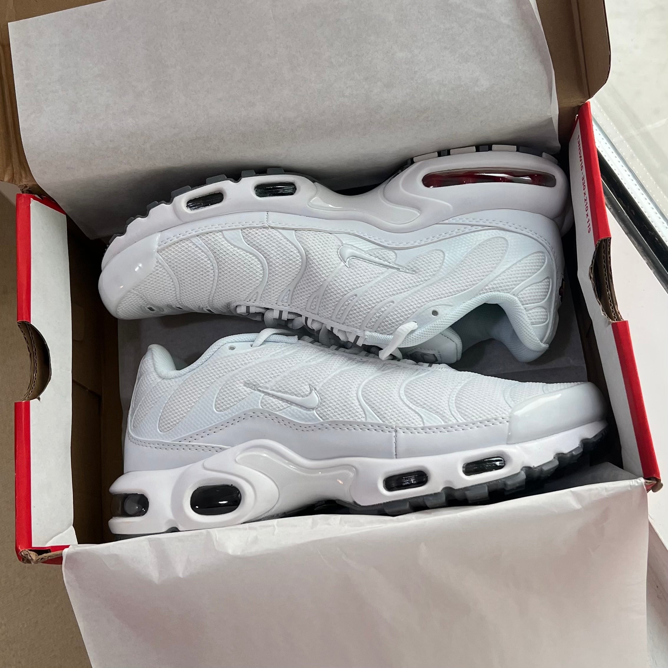 Nike Air Max Plus “Triple White” (Master Quality)