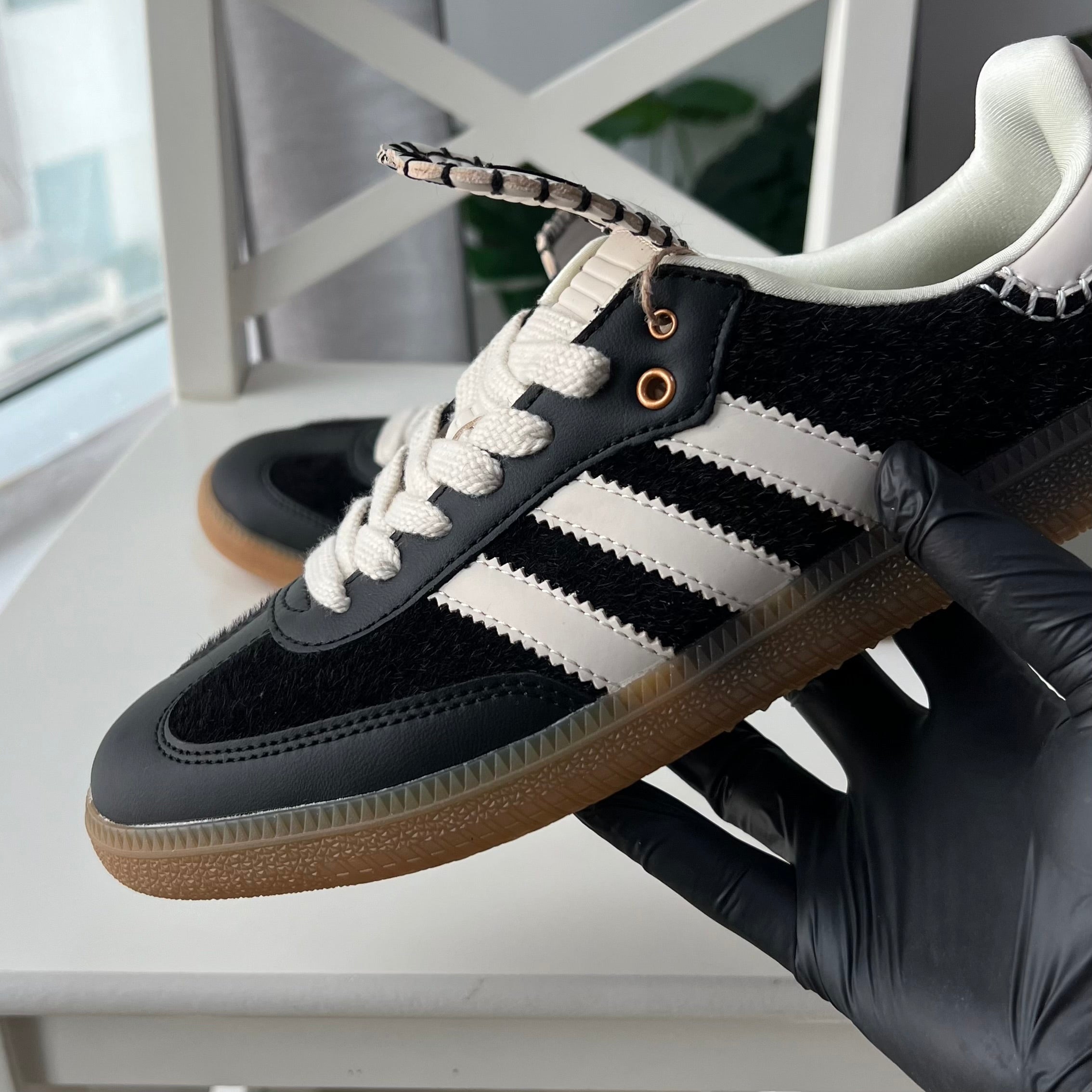 Adidas Samba Pony Tonal “Core Black” (Master Quality)
