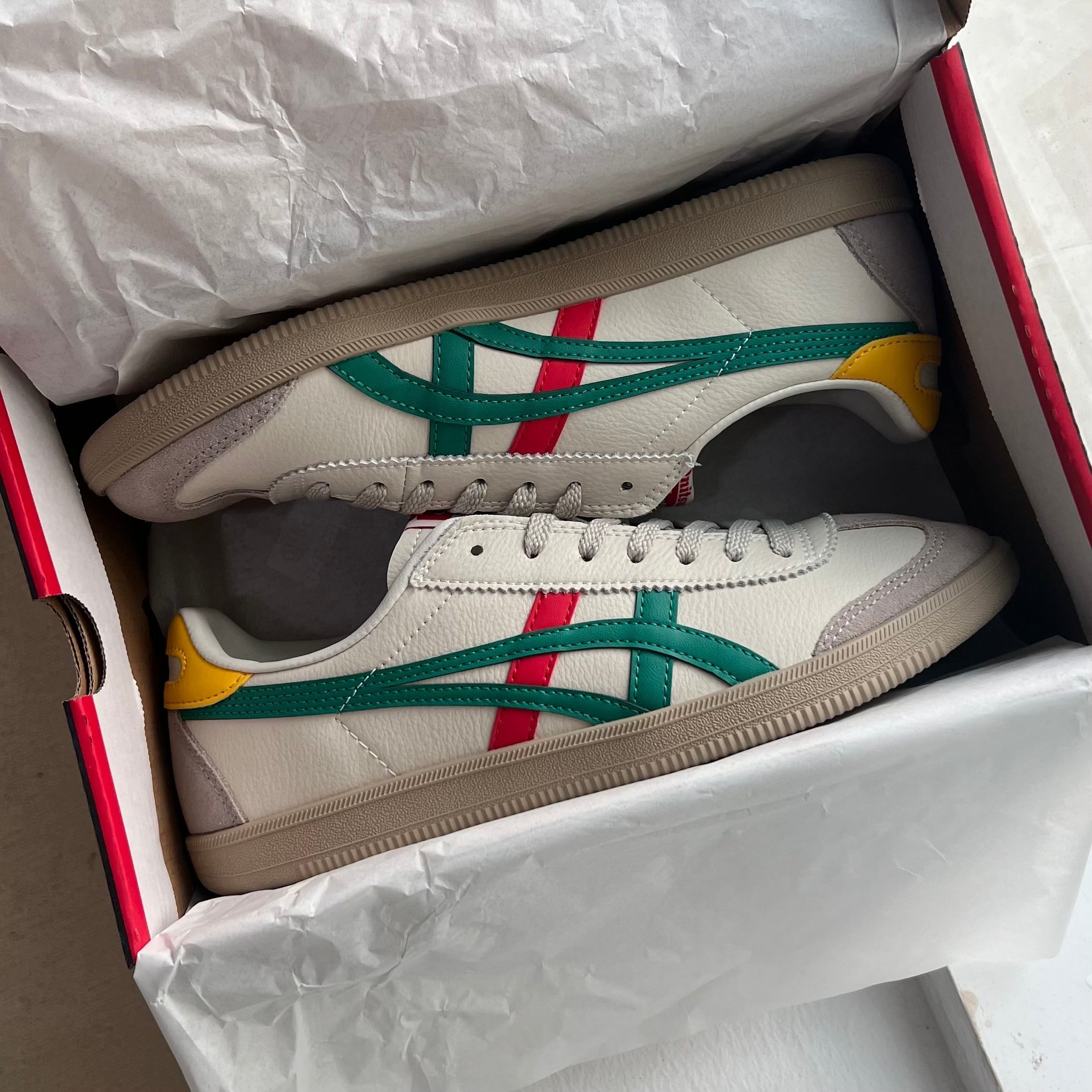 Onitsuka Tiger Tokuten “White Beige Red Green” (Master Quality)